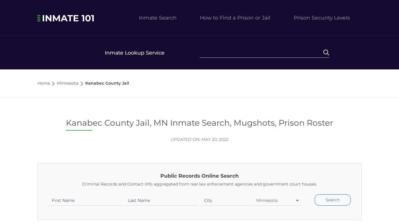 Kanabec County Jail, MN Inmate Search, Mugshots, Prison Roster